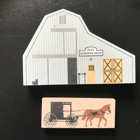 FALINES THE CAT'S MEOW OHIO AMISH SERIES- JONAS TROYER HOME & ELI'S HARNESS SHOP - Picture 2 of 5